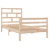 Solid Pine Wood Bed 100 X 200 Cm