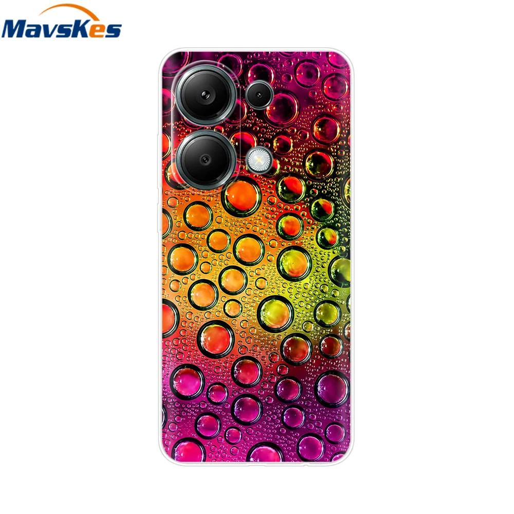 For Xiaomi Redmi Note 13 4G Case Note13 Cover Soft Clear Silicone TPU Back Case Funda For Redmi Note 13 Pro 4G Phone Cases Coque