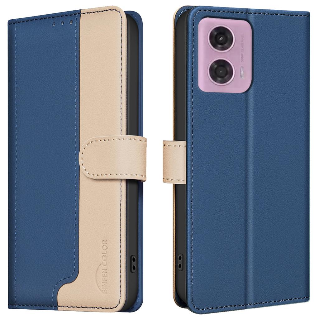 For Motorola Moto G04 4G/G24 4G Case RFID Blocking Leather Cover