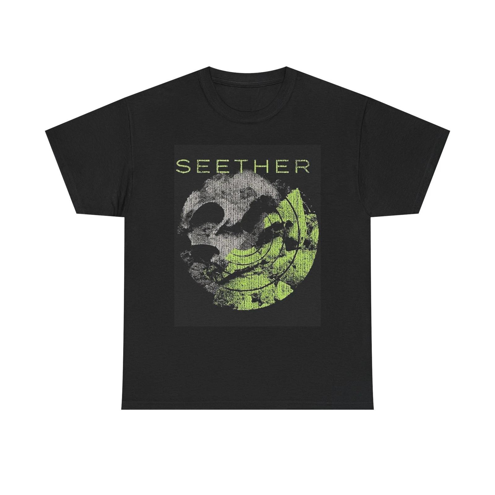 

Seether Graphic T Shirt Rock Band Merch ART Unisex Heavy Cotton Tee 3XL