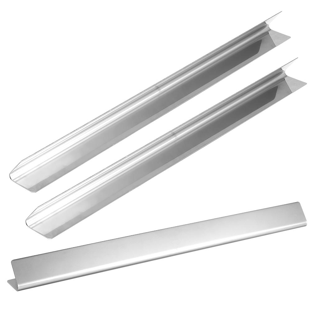 3-teiliges Set Hitzeschutzplatten aus Edelstahl für Gasgrills, passend für Weber Spirit Serie