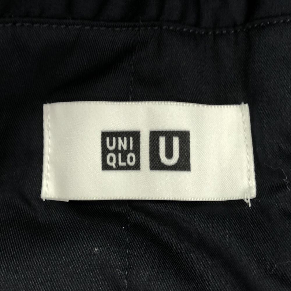 Неиспользованное короткое пальто UNIQLO S черное Двубортное с биркой Женское Б/У
