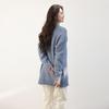 Snuofde Women's Relaxed Fit Round Neck Knit Sweater