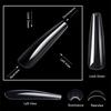 240pcs XXL False Nails Super Long Ballerina Nails Press On Nail Full Cover Matte Gel Tips Nail Art American Capsule Fake Tips