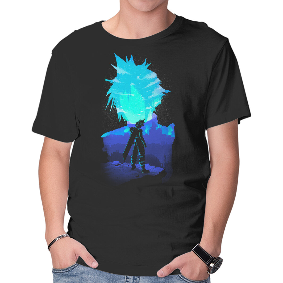 Unisex Crew Neck T-Shirt Soldier Landscape Graphic Short Sleeve Casual Tee XXXL