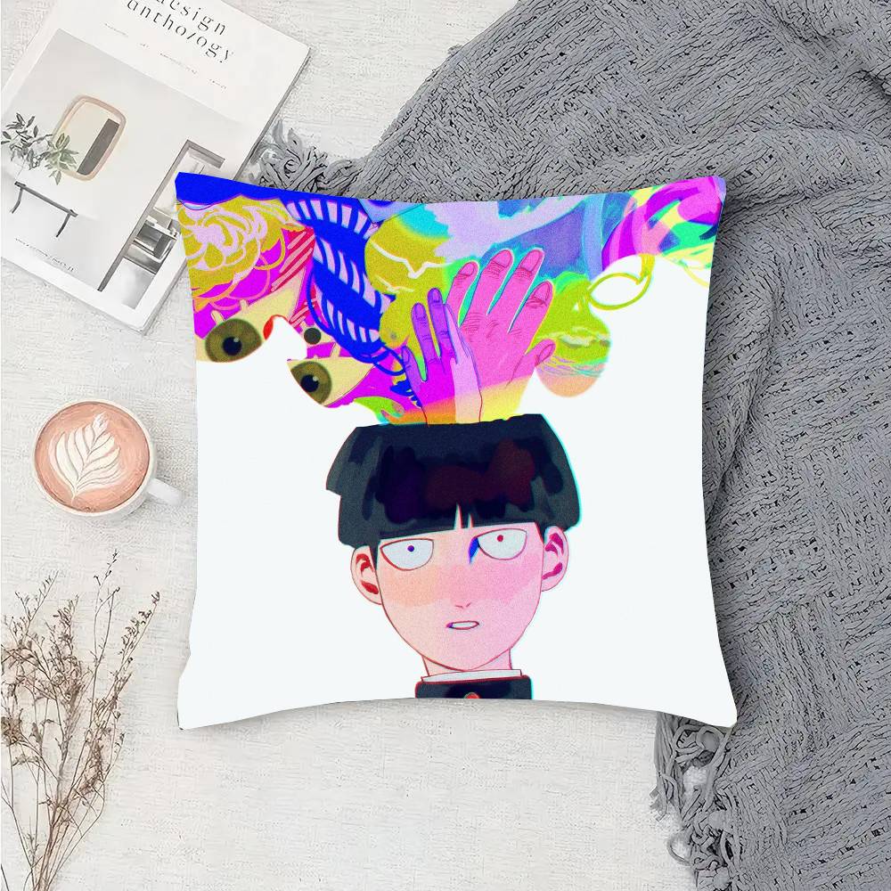 Shigeo Kageyama Manga Mob Psycho 100 Pillow Case Sofa Cushion Cover Room Home Decoration