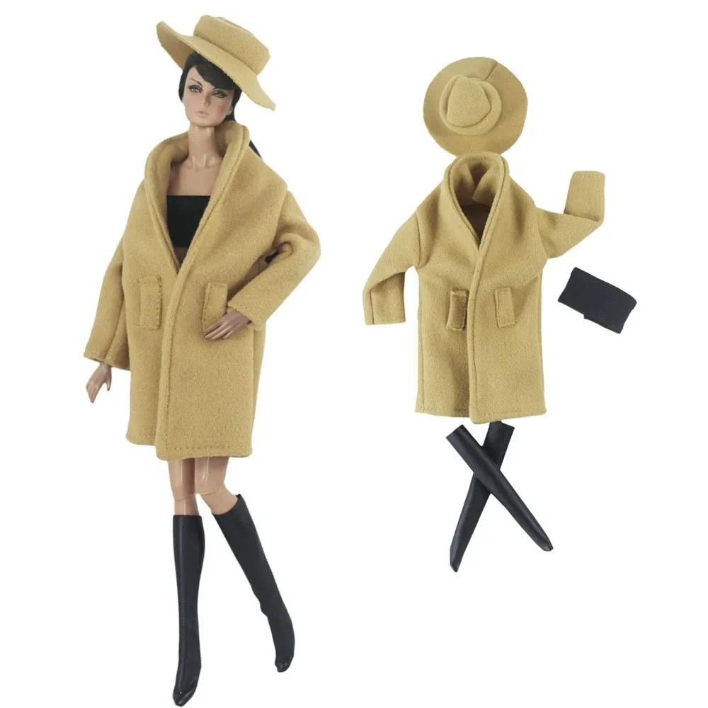 Handgefertigte BABI KLEIDUNG Wollmantel Outfit für 30cm Puppe 11,5 Zoll bjd Kleidung Viele Stilrichtungen Geschenke für Puppenzubehör #02