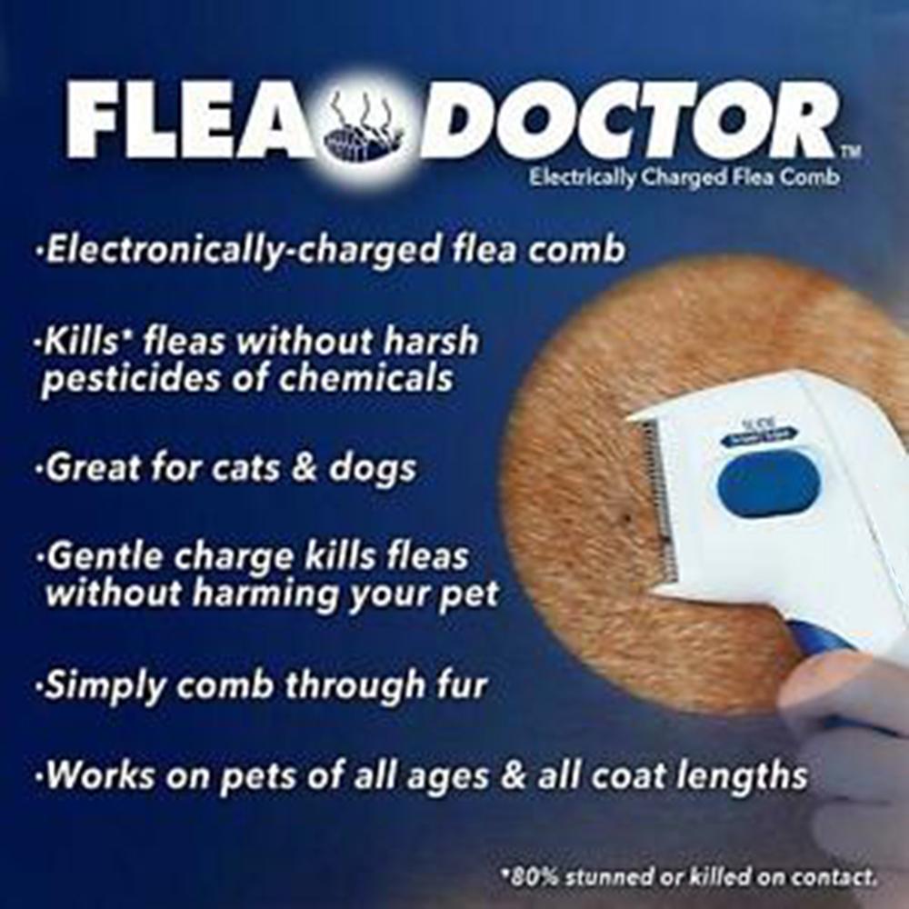 Buy Flea Doctor Electronic Flea Comb for Pet Dogs&Cats Kills&Stuns Fleas at affordable prices