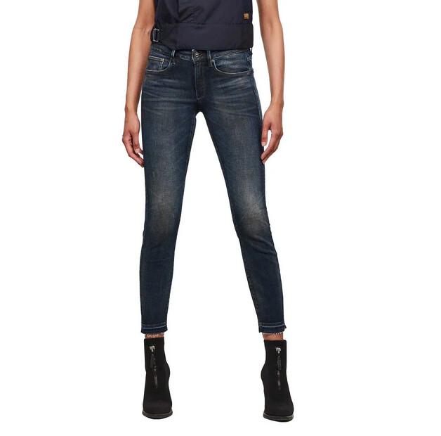

G-Star 3301 Mid Waist Skinny Ripped Ankle джинсы 25/34