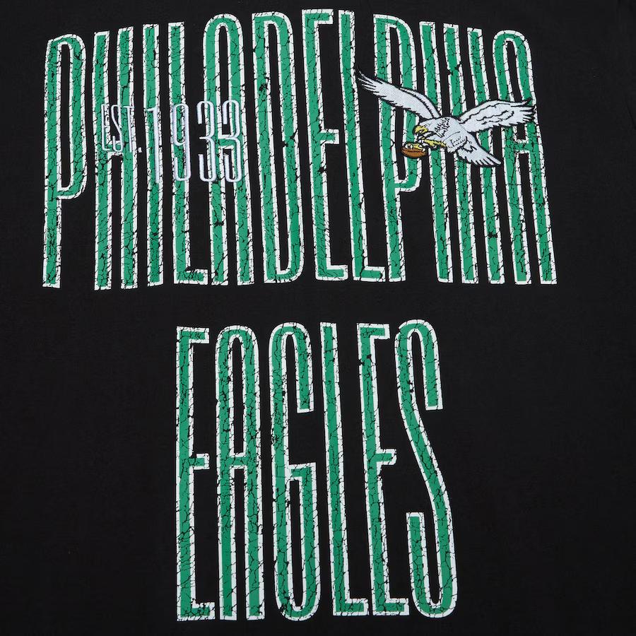 Mitchell & Ness X NFL T Shirt Men's Black TCRW5526-PEAYYPPPBLCK