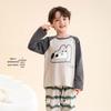 Fenteng Boys' 100% Cotton Antibacterial Pajama & Homewear Set