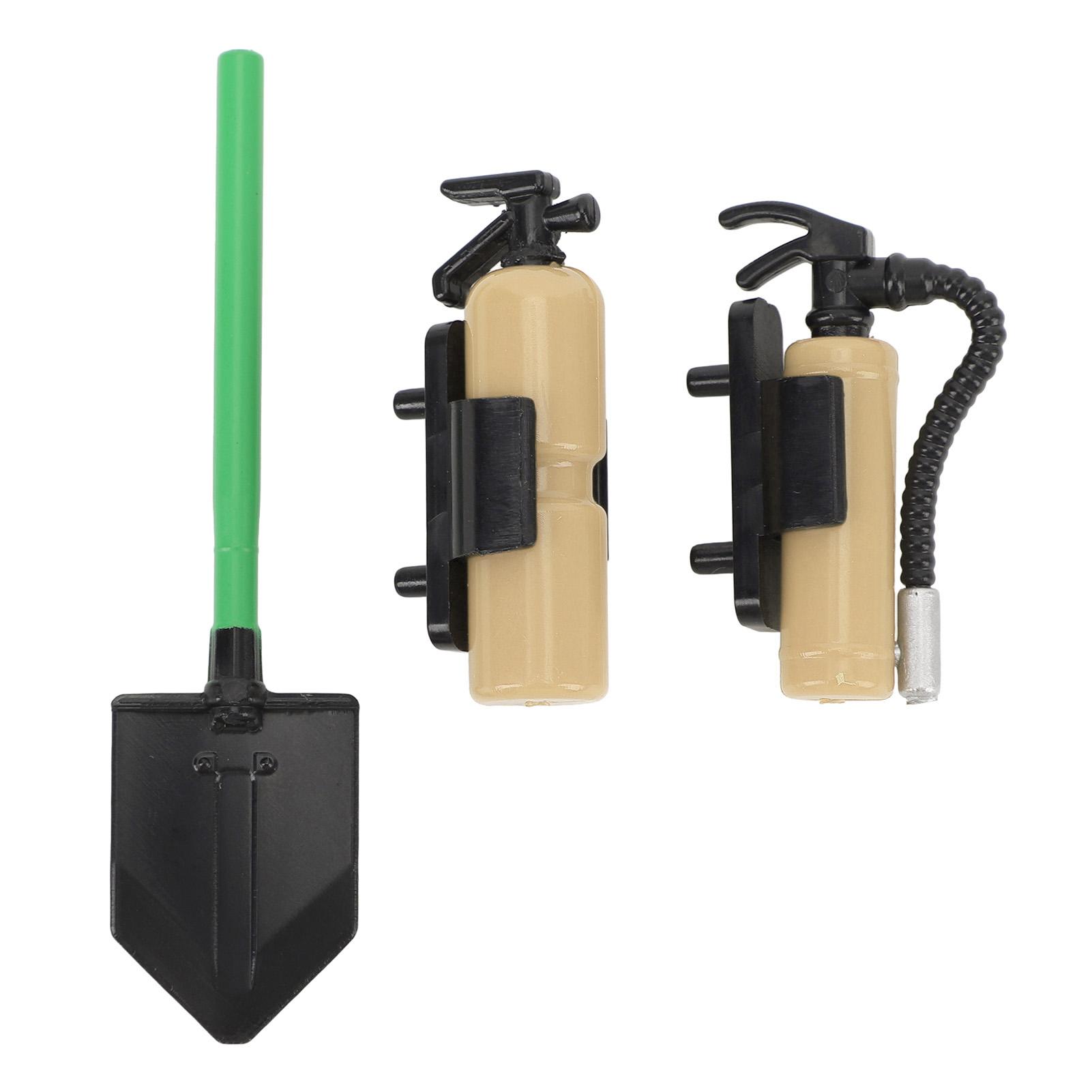 

RC Car Fire Extinguisher Shovel Professional Fun Innovative RC Crawler Simulation Decoration for