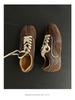 Women's Retro Brown Soft Sole Shoes - Lightweight German-Style Sneakers with Thin Sole
