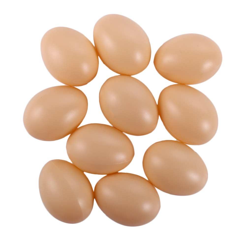 DIY 10Pcs/set Breeding Poultry Simulation Hen Party Supplies Fake Eggs Educational  Artificial Eggs Easter  Egg
