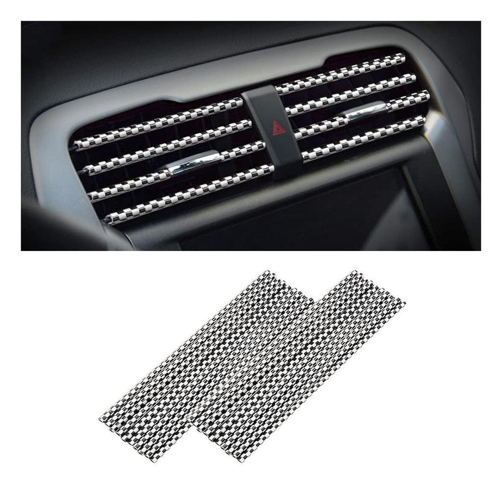 Car air outlet decorative strip, grille clip, U-shaped, electroplated, bright strip, chrome plated air conditioner, color interior modification