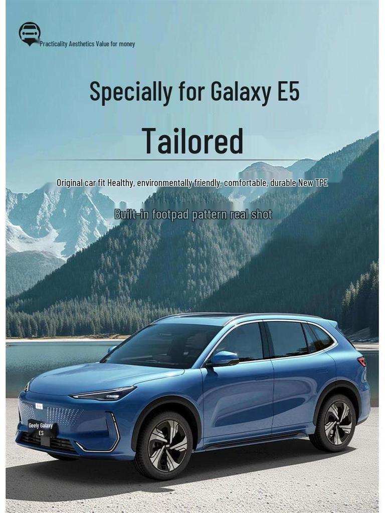 Custom TPE Floor Mats for 2026 Geely Galaxy E5 - Full Coverage and Original Fit Accessories