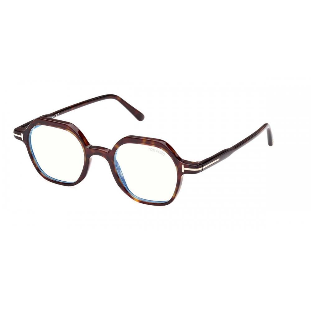 

Tom Ford Ft5900 B Blue Light Block 052 Men Eyeglasses Dark Tortoise/46