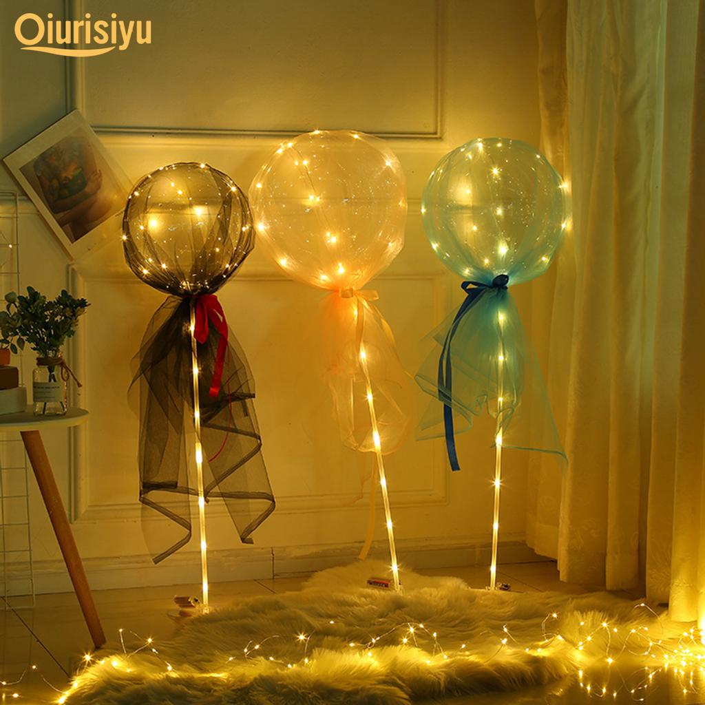 LED Luminous Balloon Light Bouquet Rose Party Lamp uygun fiyatlı satın ...