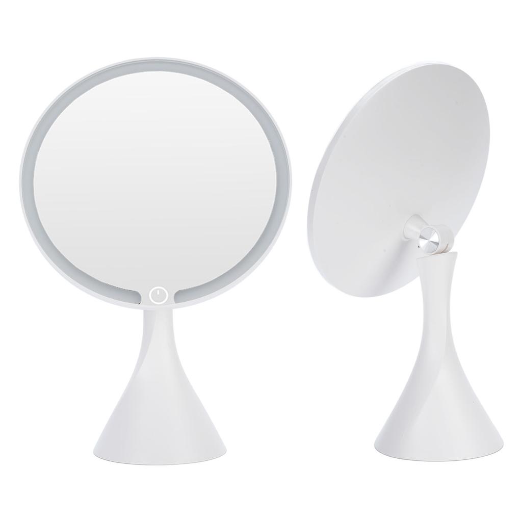 Lighted Makeup Mirror 3 Color Temperatures Dimmable LED Cosmetic Vanity Mirror for Dorm Bedroom Bath