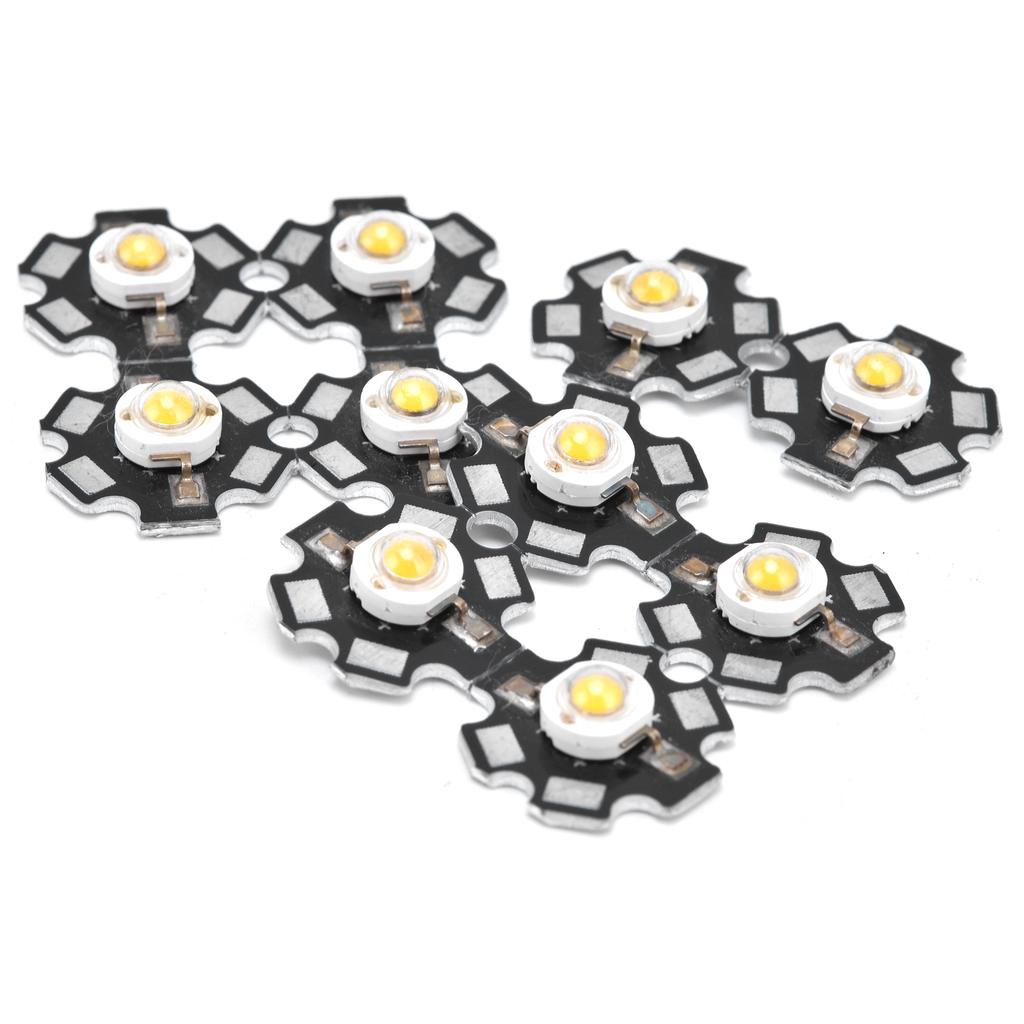 10Pcs Ultra Bright LED Chip 3V DIY Light Beads for Ceiling Light Downlight Flashlight Table