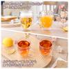 Double-walled glass mug with cherry blossom design, 350ml, perfect as a gift for women. Ideal for birthdays, Mother's Day, graduations, retirements, a