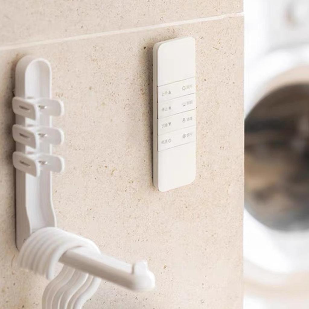 Remote Control Magnetic Stickers Magnetic Hook Magnetic Remote Holder Magnetic Storage Shelf for Bedroom Living Room Kitchen Bed