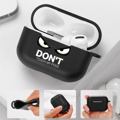 Per Airpods Pro Custodia protettiva in silicone per auricolari wireless opaca Simpatico cartone animato TPU Cover verniciata Air Pods Pro
