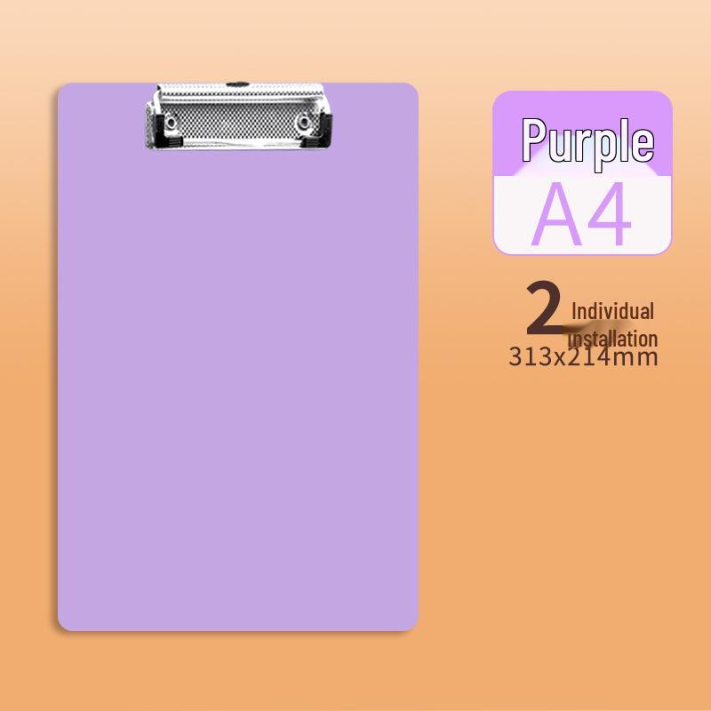 Morandi A4 Clipboard with Strong Clip for Writing, Office, and Meeting Notes