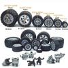 MOC Technical Tire Wheel Cross Hole Set Motorcycle Car Truck Wheels 44309 92402 3 54120 11957 Construction Building Block