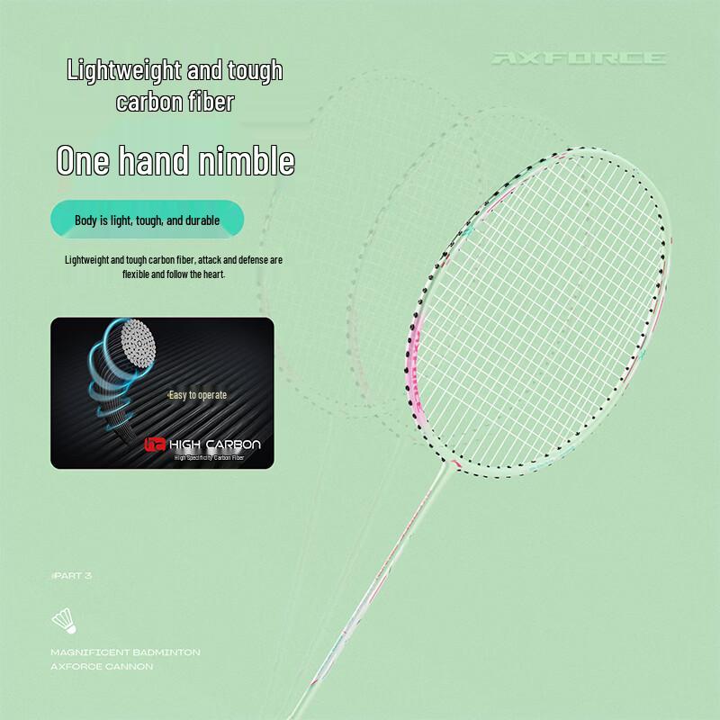 Li-Ning Thunder Small Cannon Full Carbon Badminton Racket