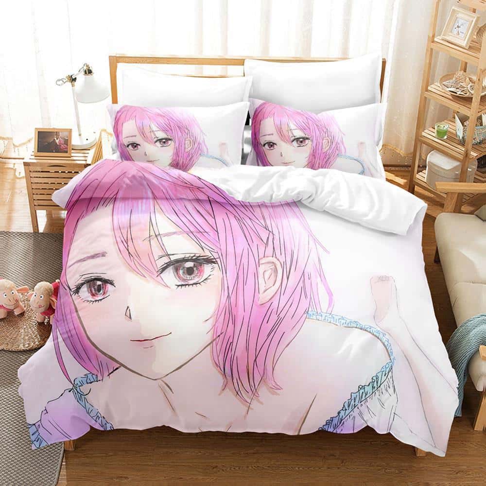 Dandadan Takakura Ken Pościel Pojedyncza Twin Pełna Queen King Rozmiar Zestaw Pościeli Sypialnia Dorosłego Dziecka Poszewka na Kołdrę Zestawy Anime Prześcieradło