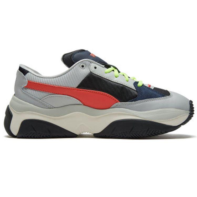 Puma Storm Y Simple Comfortable Low Top Lifestyle Shoes Women sneaker White Blue 371279-03