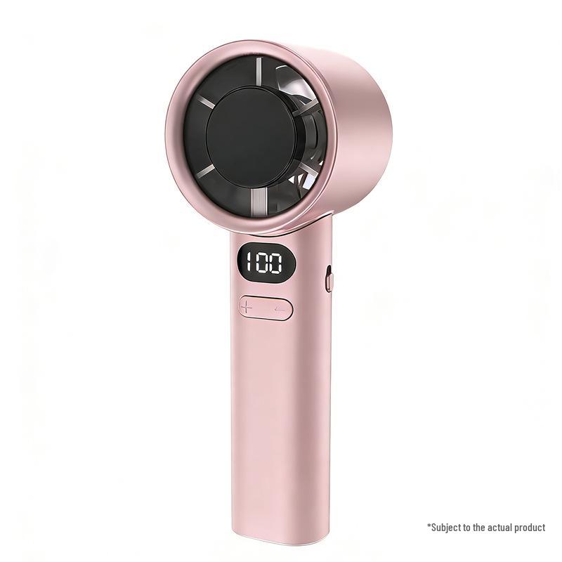 

2026 Handheld Mini Fan: High Airflow, Long Battery Life & Digital Display for Summer Cooling Mini Fan