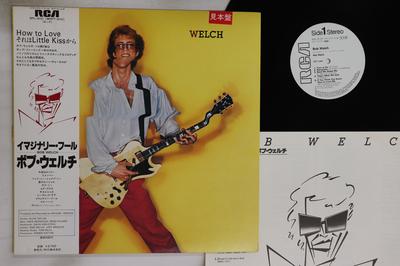 LP Record BOB WELCH  Bob Welch RPL8101PROMO RCA 1981 Japan Obi Rock Used