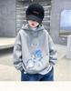 Japanese style Kids Hoodie Autumn Winter Dragon Ball Vegeta Character Print Pullover Sweatshirt Casual Long Sleeve Hooded Tops