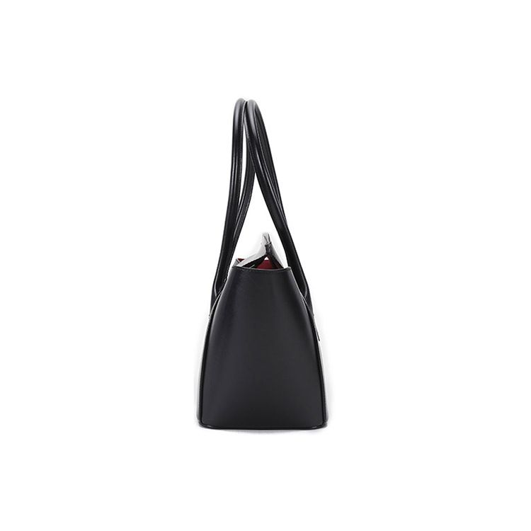 Bally Magnetic Closure Leather Handbag Women Handbags Black SANDAH-570
