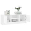 Vidaxl Szafka Pod Tv, Biała, 102X30X37,5 Cm, Materiał Drewnopochodny