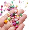 20g/Lot 8mm Mixed Glass Irregular Shape Charm Seed Loose Beads for Handmade DIY Necklace Bracelets Jewelry Accessories