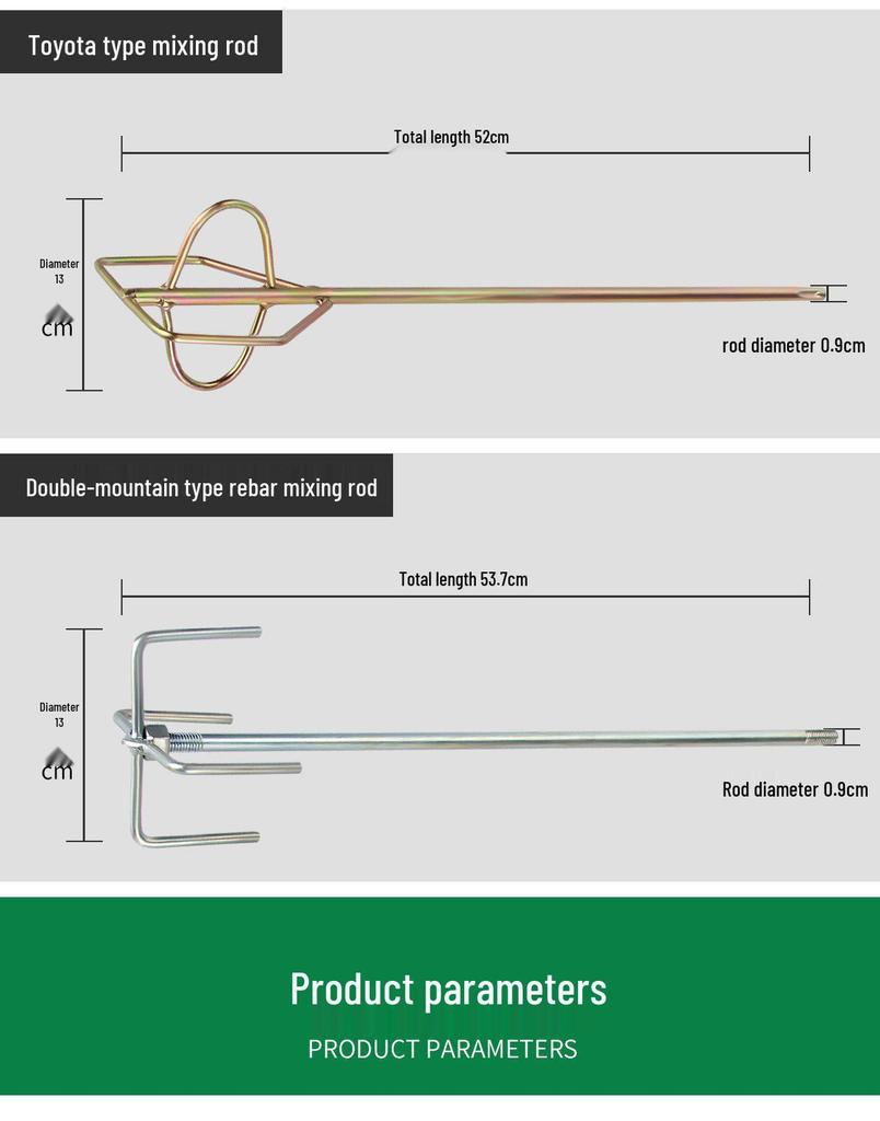 Electric Drill Mixer for Cement, Paint, and Putty