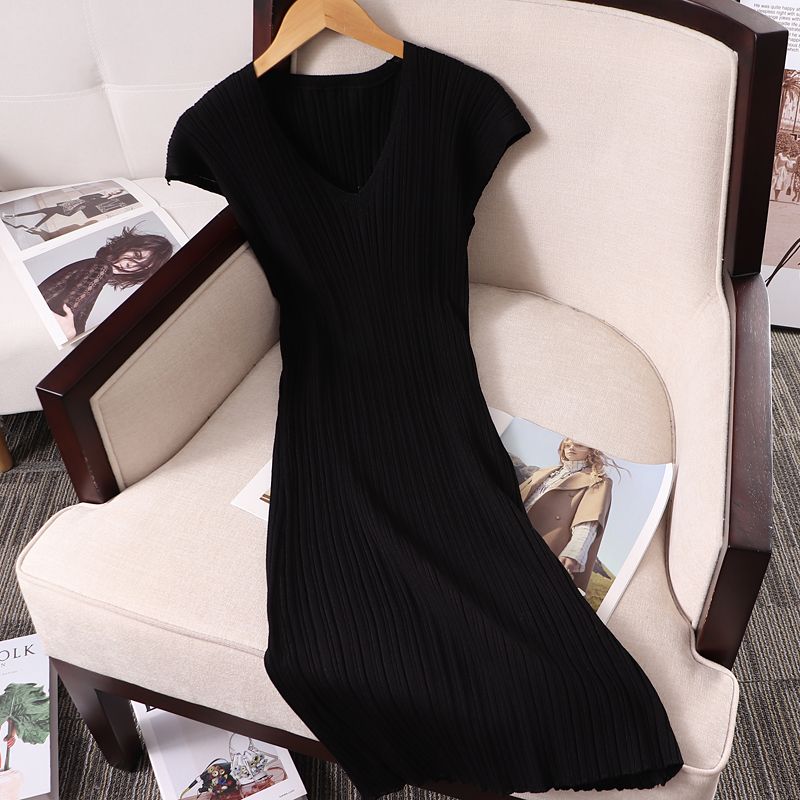 

Women s Top Brand Summer Retro Dress Short Sleeve Black XL