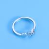 Lindon Classic Copper Alloy Zircon Ring Ladies Jewelry Wedding Promise Party Gift
