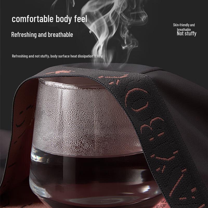 PLAYBOY Men's Ice Silk Boxer Briefs 3-Pack