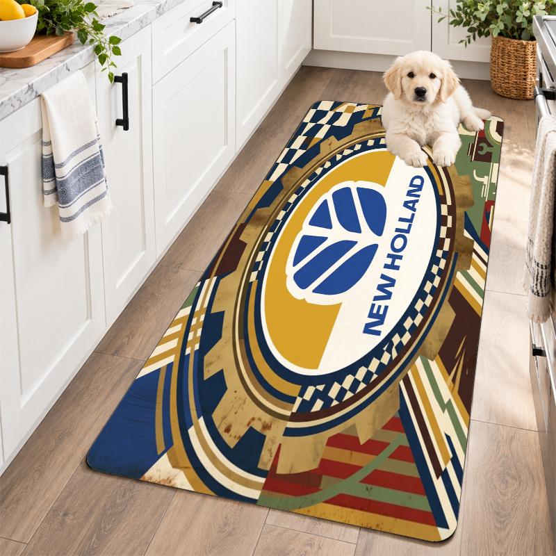 Flannel Kitchen Mat New Holland Soft Area Rug Non Slip Floor Carpet Home Decoration