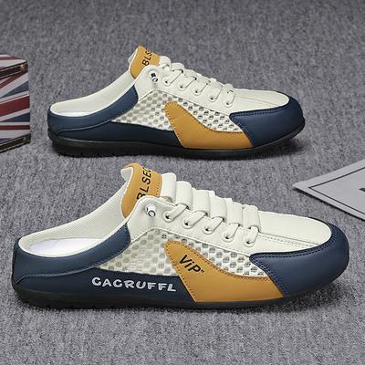 Men's Fashion Soft-soled Half Slippers Summer Men Trendy Bottom Casual Shoes Soft Sole Support Shoes Sneakers  De Hombre