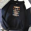 Basketball Print Harajuku Style Japanese Anime Hooded Women's Kawaii Cartoon Nekoma Streetwear Kuroo Volleyball Sports Shirt