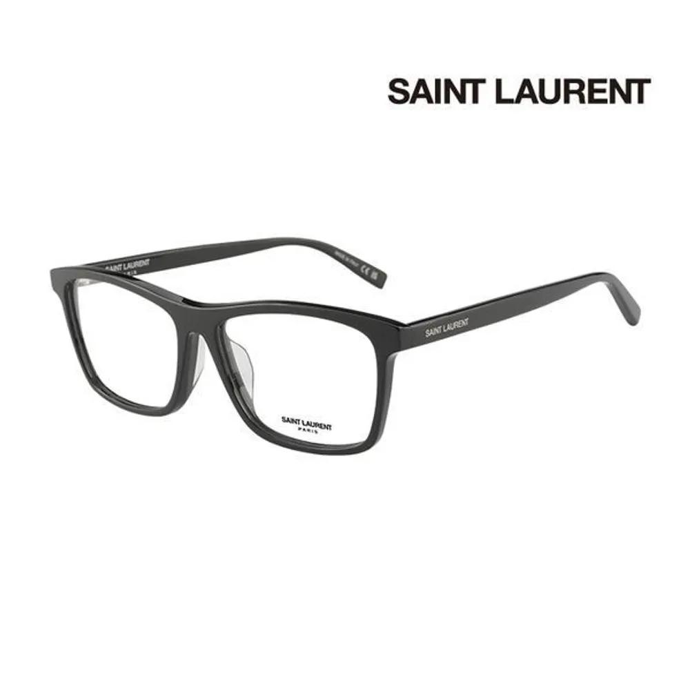 

Yves Saint Laurent Eyeglass Frames SL505F 001 Square Horn-rimmed Glasses for Women and Men SL505F 001_I [56]