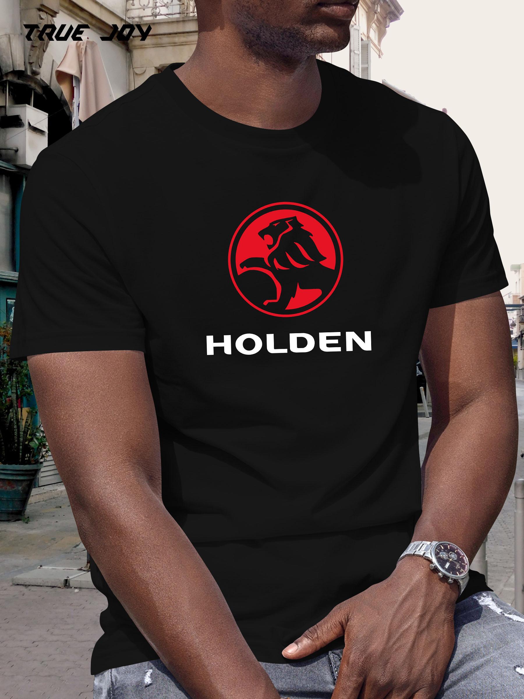 HOLEN T-shirt - Black with Red & White Graphic Print S