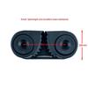 Black Composite 2 Row Ball Bearing Cam Cleat Marine Boat Fast Entry Rope Cam Cleat Wire Fairlead Sailing Sailboat Yacht