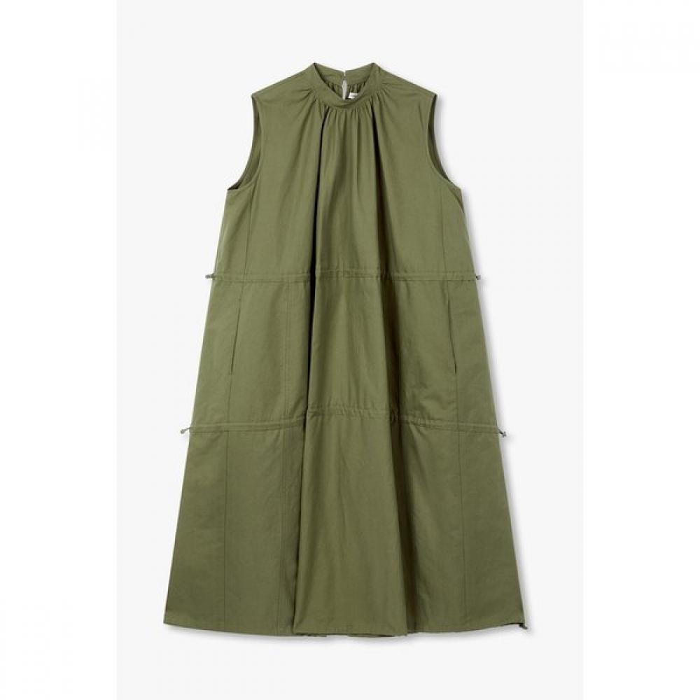

Studio Tomboy High Neck String Point Sleeveless Dress 9106241202ar 48 (khaki)/One size