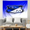 Blue Shield Emblem Tapestry, Unique Design Tapestry, Suitable for Bedroom,Livingroom, Playroom,Heartwarming Fan Holiday Gifts